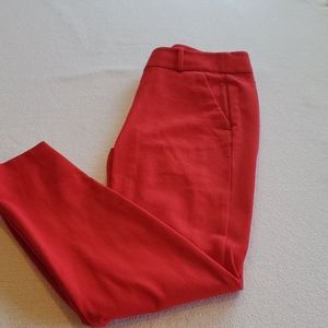 Loft cropped twill pant